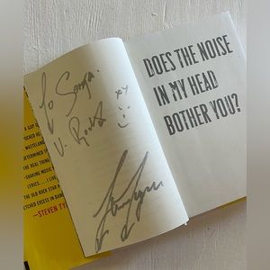 Book SiGNED by Steven Tyler